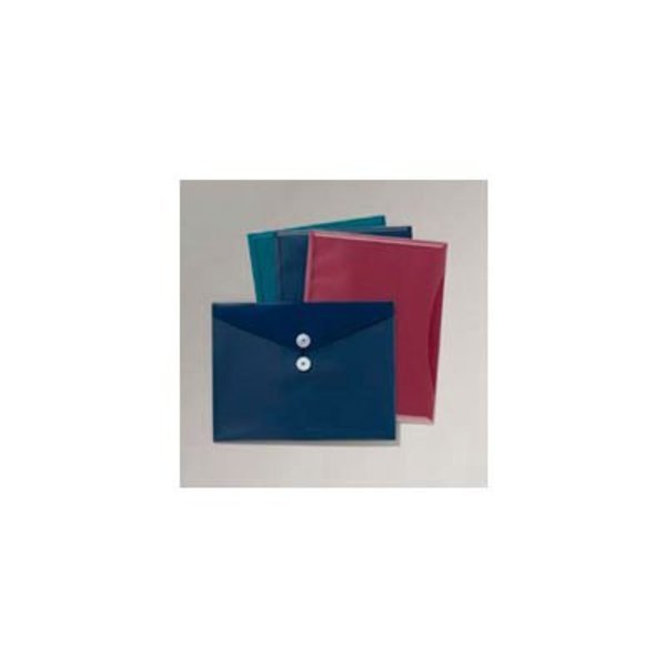 Esselte Pendaflex Corp. Esselte ViewFront Poly Envelope w/ Pocket, 8-1/2"W x 11"H, Assorted, 4/Pack ESS90016